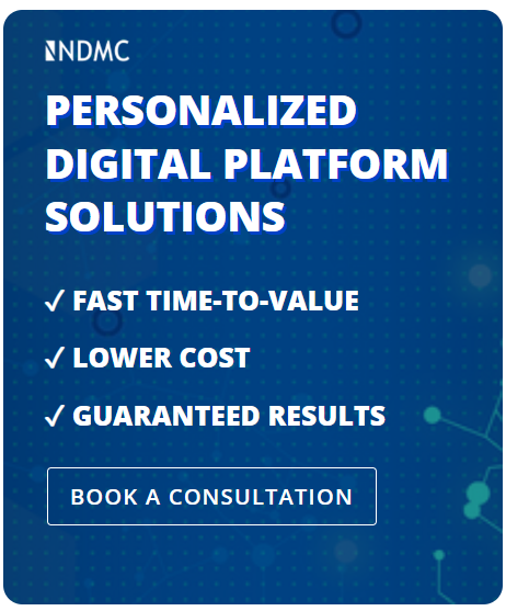 Personalized digital platform solutions for businesses CTA